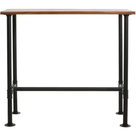 Mendler Bartisch HWC-N21 108 x 120 x 61 cm Braun