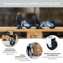 HMF Schwerlastrolle 300 kg