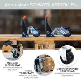 HMF Schwerlastrolle 300 kg