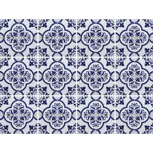OTTO home Fliesenaufkleber blaue Ornamente 15cm x 15cm 12 Stück