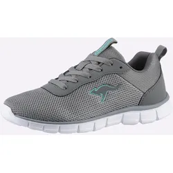 Sneaker KANGAROOS, Damen, Gr. 39, grau, Mesh, Textil, sportlich, Schuhe