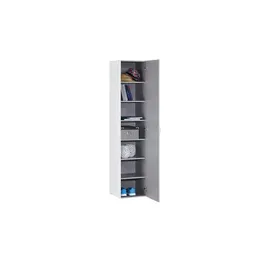Sconto Schrank 1-türig - grau ¦ Maße (cm): B: 40 H: 185 T: 40.0