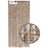 Lemodo Flauschvorhang 90 x 200 cm Braun
