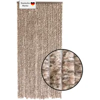 Lemodo Flauschvorhang 90 x 200 cm Braun