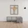 vidaXL Garten-Lounge-Set 4-tlg. grau