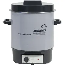Kochstar Einkochautomat WarmMaster ohne Uhr 27 l Ø35cm steingrau/weiß