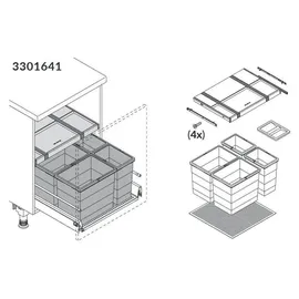 HAILO Allegro 18 l Dunkelgrau