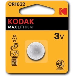 Kodak MAX Knapcellebatterier CR1632 (2 Stk., CR1632, 120 mAh), Batterien + Akkus