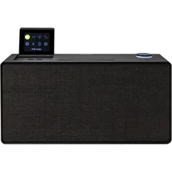 PURE Digitalradio (DAB+) "Evoke Home", schwarz (coffee schwarz), Radios, zusätzliches CD Laufwerk