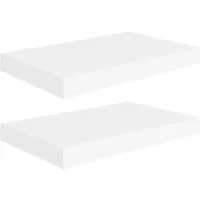 vidaXL Wandregal 40 x 23 x 3,8 cm Weiß