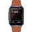 mit Lederfaserarmband braun