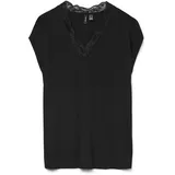 Vero Moda VMBELLA SL Lace Top Schwarz M