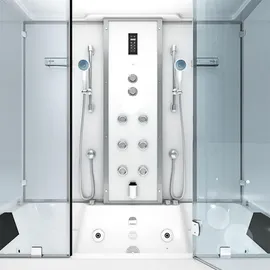 SeniorBad Kombination Badewanne Dusche 180 x 100 cm (K80-WS-EH-C-EC-EA)