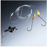 Balzer Edition Sea Surf Wishbone Rig 75cm - Brandungsvorfach zum Plattfischangeln, Brandungssystem für Scholle & Flunder, Meeressystem zum Brandungsangeln