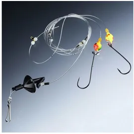 Balzer Edition Sea Surf Wishbone Rig 75cm - Brandungsvorfach zum Plattfischangeln, Brandungssystem für Scholle & Flunder, Meeressystem zum Brandungsangeln