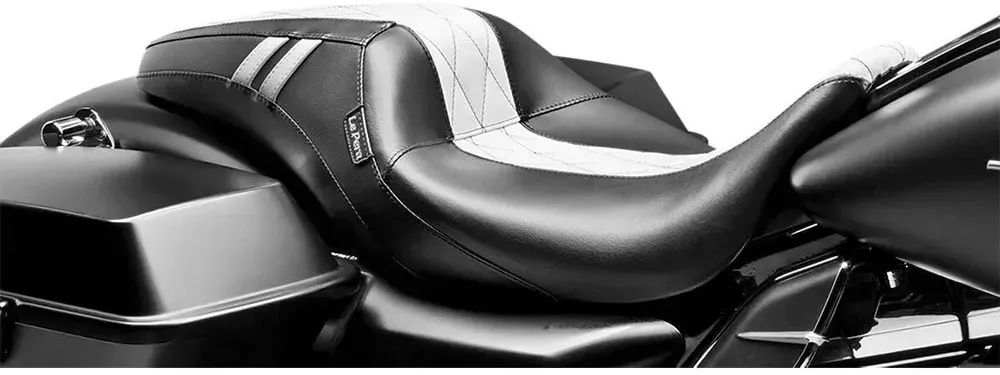 Le Pera Ocast Gt1 Dd Harley Davidson Flhr 1584 Road King Motorradsitz - White - One Size