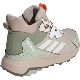 adidas Terrex Anylander Leather Mid Climaproof Wanderschuhe - Wonder Alumina / Off White / Halo Green - EU 38 2/3