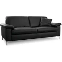 Musterring Sofa MR 2875 Leder Schwarz