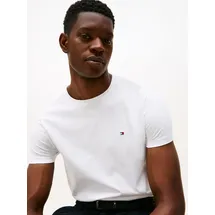 Tommy Hilfiger Core Stretch Slim Fit C Kurzarm-T-Shirt White 3XL