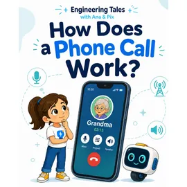 Independently published Engineering Tales: How Does a Phone Call Work?: An Ana and Pix STEM Story