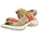 Riemchensandalen Damen Beige/Orange 36