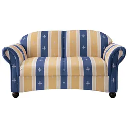 2-Sitzer-Sofa Torello Blau Mikrofaser