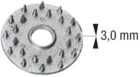 Holzverbinder C11- 50 einseitig verzinkt ( Scheibendübel )