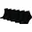 Socken 6 Paare Schwarz 35-38