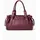 COLLEZIONE ALESSANDRO Schultertasche Bergamo Damen Leder rot