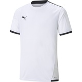 Puma teamLIGA Jersey Jr Shirt, Puma White-puma Black, 164