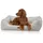 Knuffelwuff Hundebett Nunavut S 70 x 50 cm Hellgrau