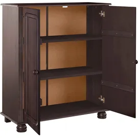 OTTO home Highboard 85 x 95 x 34 cm Dunkelbraun