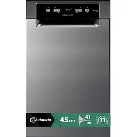 Bauknecht BK6UC11BS7A0X Einbau-Geschirrspüler (unterbaufähig, 448 mm breit, Edelstahl)