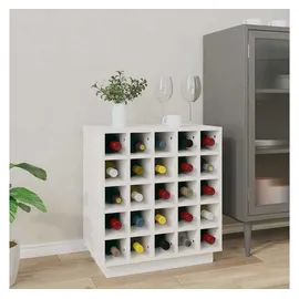 vidaXL Weinregal 55,5 x 34 x 61 cm Weiß