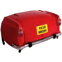 SIT Möbel THIS & THAT Barschrank Metall/Altholz Rot/Bunt