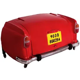 SIT Möbel THIS & THAT Barschrank Metall/Altholz Rot/Bunt