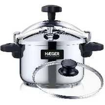 Haeger Inox Plus 4 l Edelstahl schwarz