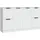 vidaXL Sideboard 3 Stk. Weiß