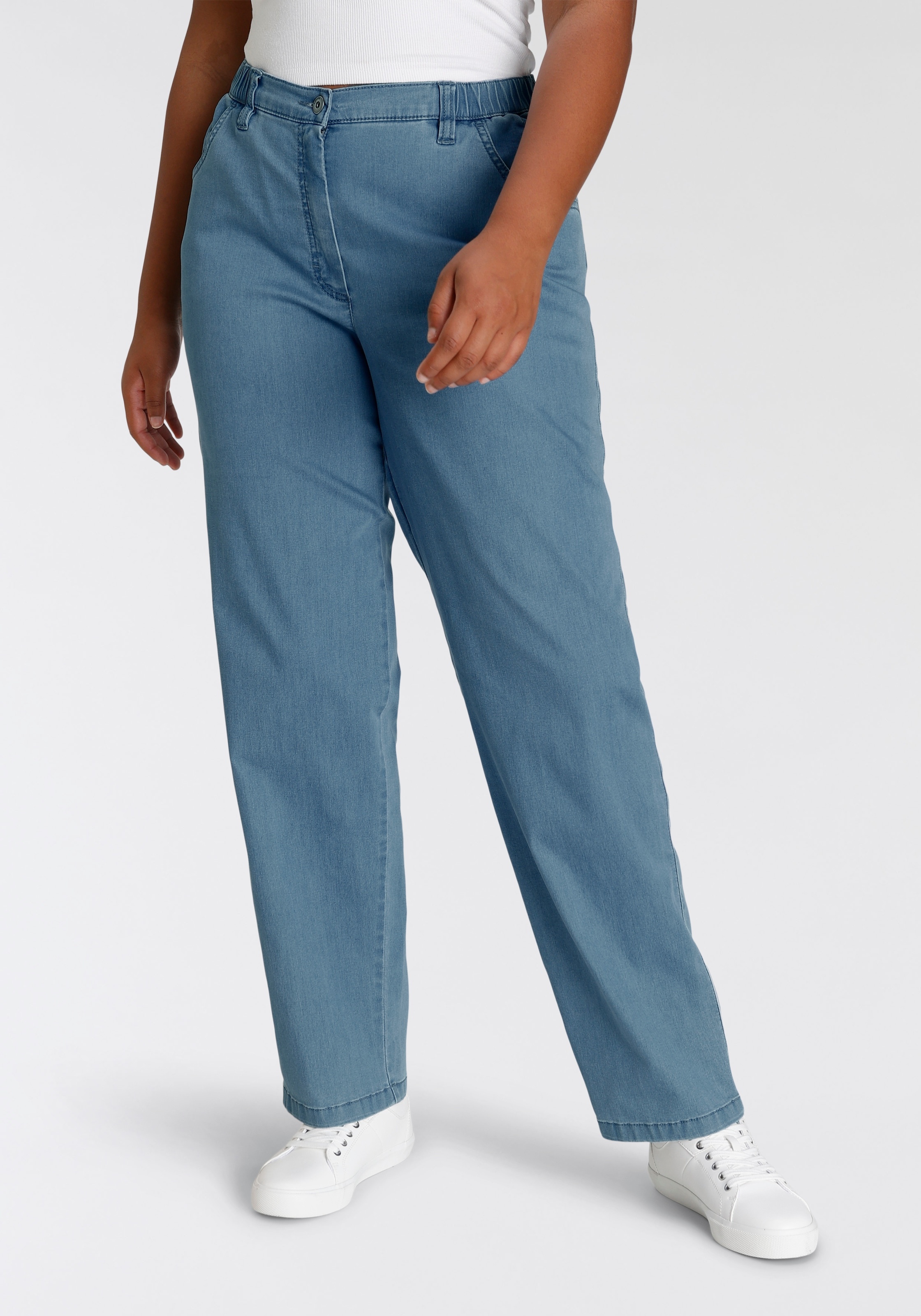 Straight-Jeans »Babsie«, Gr. 44 - N-Gr, denim bleach, , 34438955-44 N-Gr