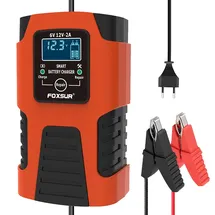 OEM 12v6a Motorrad-batterieladegeräte Vollautomatische Intelligente Batterieladegeräte Betreuer Tragbare Erhaltungsladegeräte Batteriedesulfator (gelb)