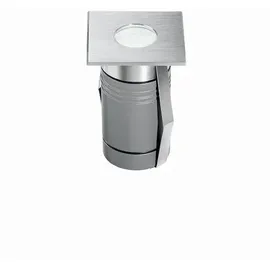 Fabas Luce Boden-Einbauleuchte Edelstahl 5,5 x 5,5 cm 3 W 3000 K 152 lm IP67