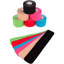 axion Kinesiologie Tapes PRECUT 6er Mix-Set | 6x20 vorgeschnittene Sport Tapes EINHEITSGRÖSSE