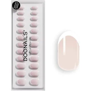 doonails ltd DOONAILS Soft Gel Press Ons Classic French Medium Round