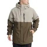 Volcom Herren L Gore-tex Jacket Jacke, Dunkles Khaki, L - L