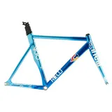 Cinelli Superstar Vigorelli Straßenrahmen - 80s Nazionale Blue - 57