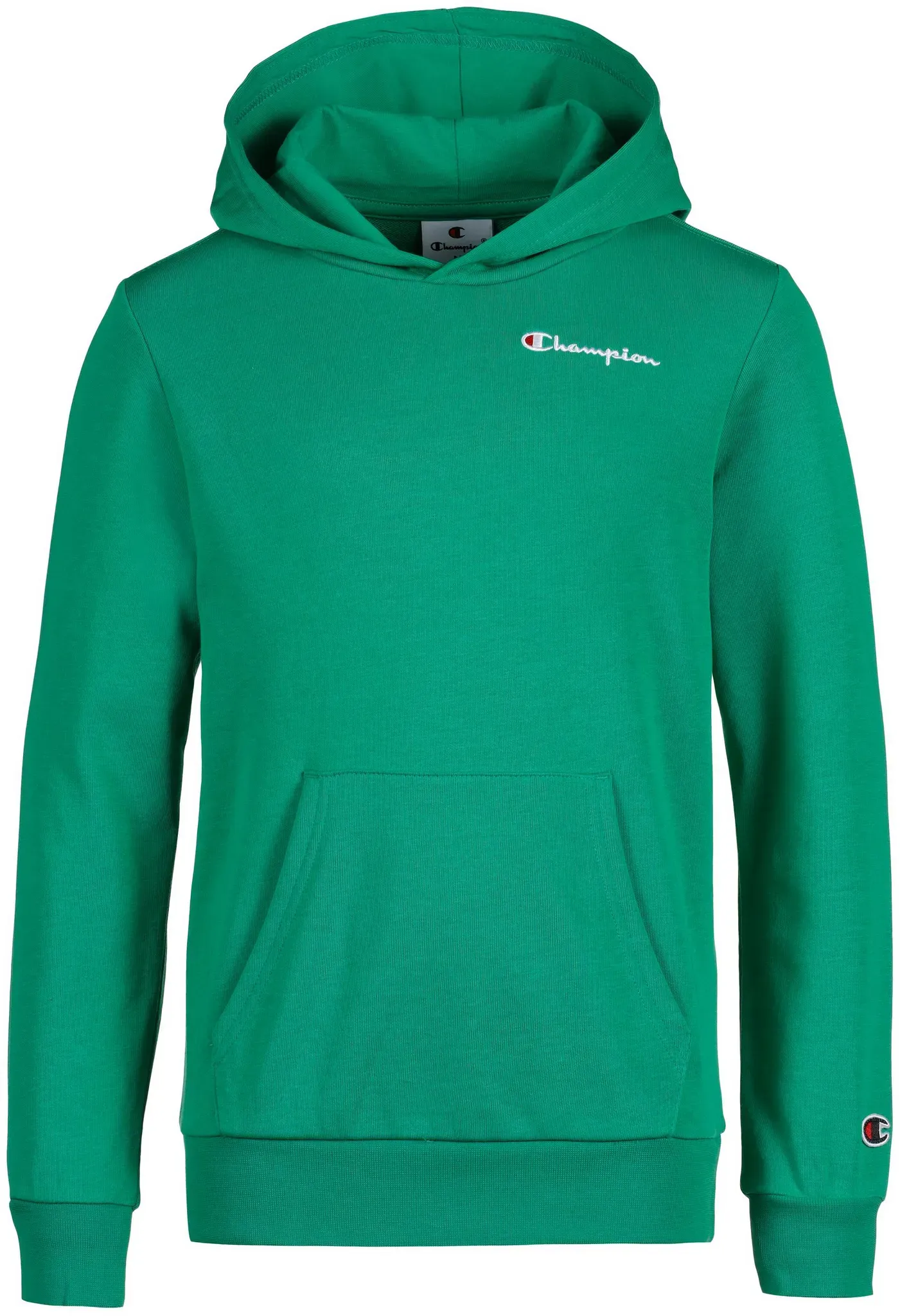 CHAMPION Icons Hoodie Kinder in green field, Größe 164 - grün