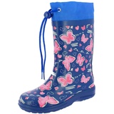 Beck Mädchen Blue Summer Gummistiefel