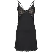 LASCANA Damen Negligé schwarz Gr.32/34