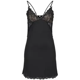 LASCANA Damen Negligé schwarz Gr.32/34
