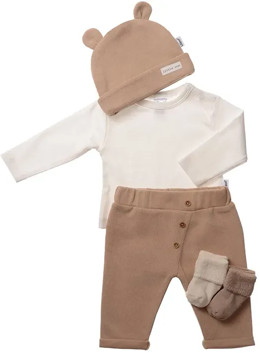 Erstausstattungspaket LILIPUT "Erstausstattungsset" Gr. 56, beige, Baby, 100% Baumwolle, KOB Set-Artikel, in kuschelweicher Qualität